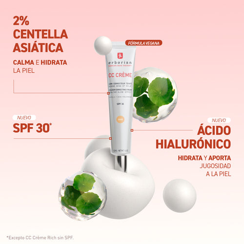 ERBORIAN CC CREAM CON CENTELLA ASIÁTICA. CLAIR - 40ML