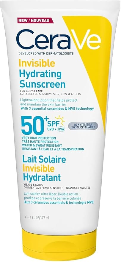 CERAVE LOCION INVISIBLE HIDRATANTE SPF50+ 177ML