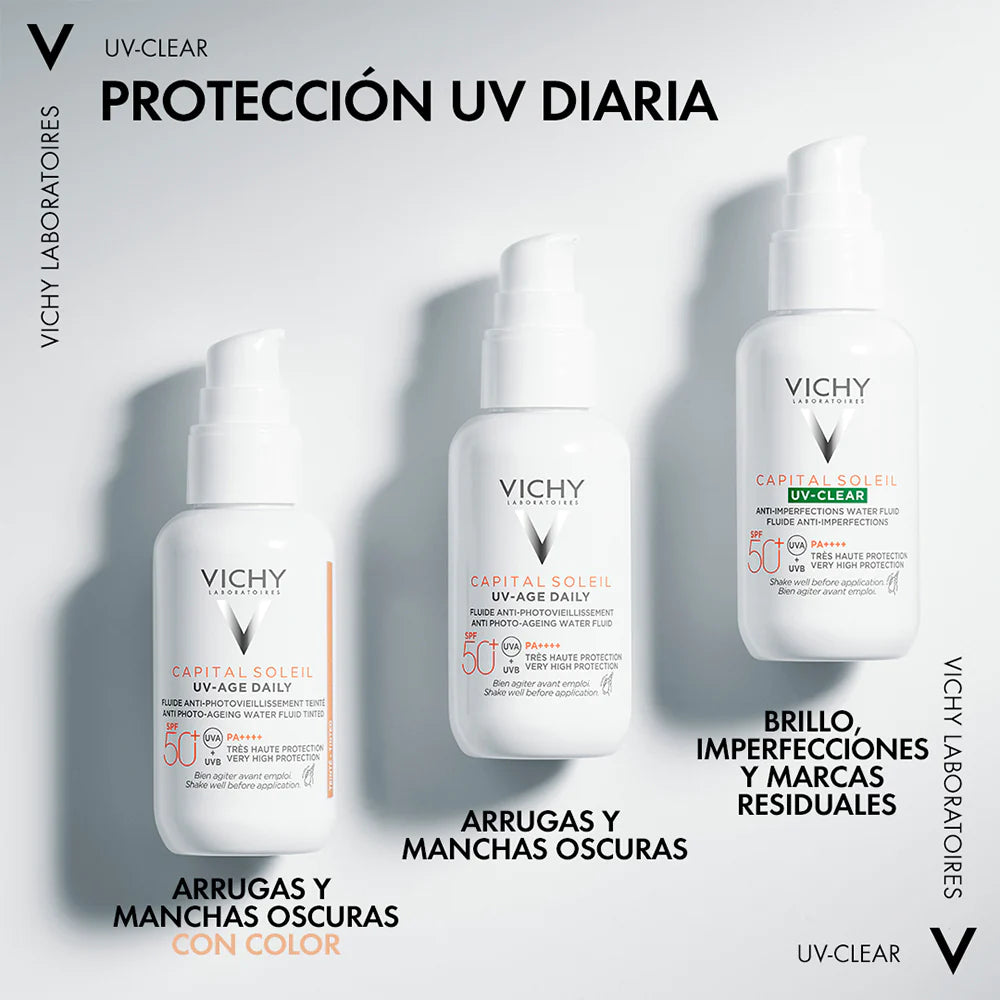 Vichy Capital Soleil UV- Clear 50 Pieles Grasas