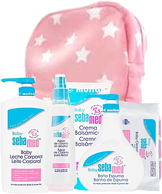 Sebamed Mochila Canastilla Rosa 5 Unidades