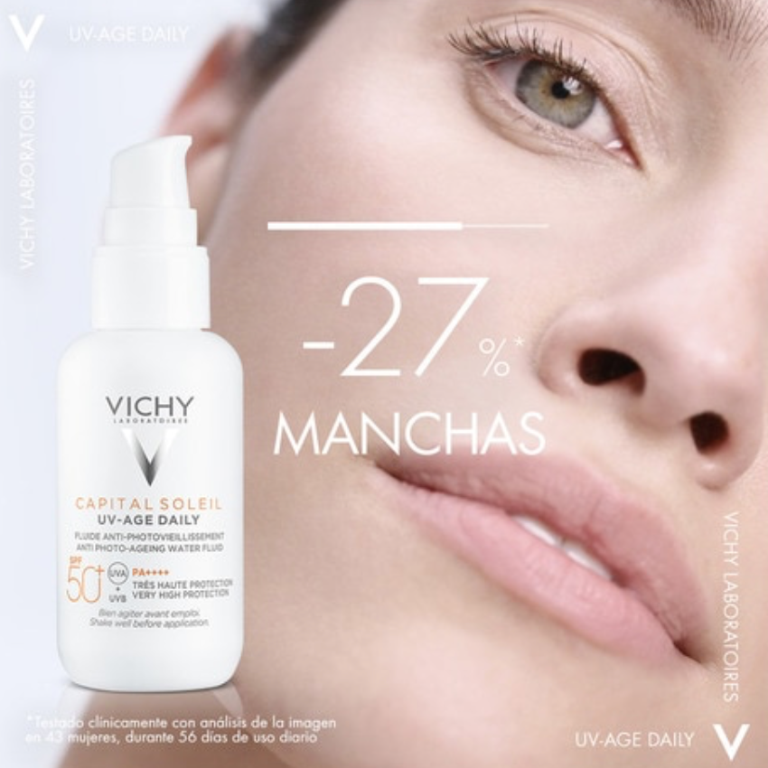 Vichy Capital Soleil Uv-Age Daily 50 SPF Sin Color