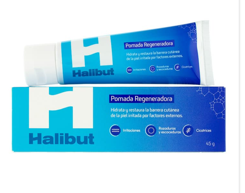 HALIBUT Pomada Regeneradora para el cuidado de la piel irritada