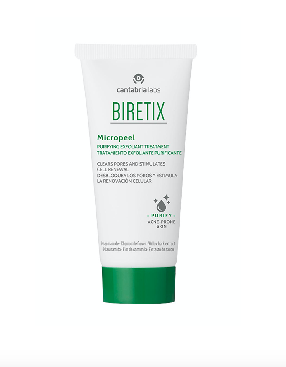 BIRETIX Micropeel Limpiador exfoliante y renovador epidérmico