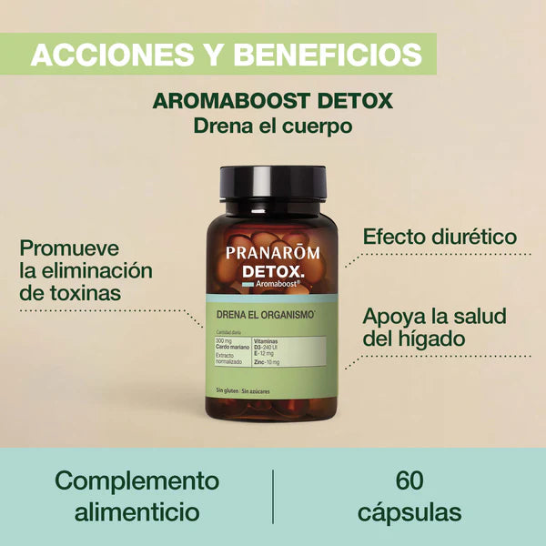 PRANAROM AROMABOOST DETOX 60CAPS
