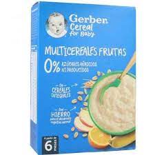 GERBER Multicereales Frutas 0%0%