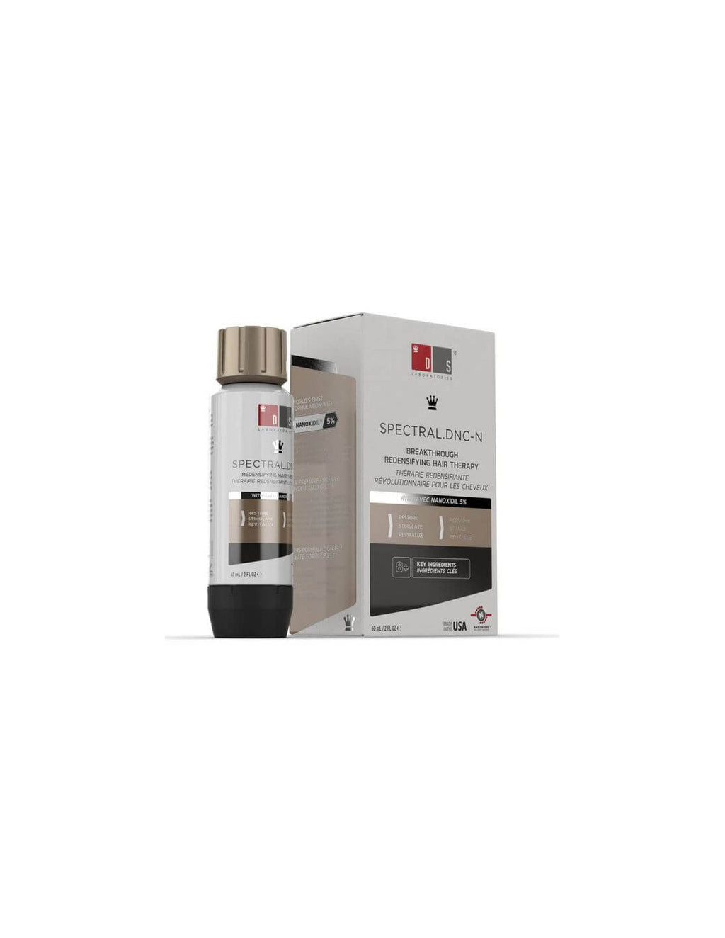DS Laboratorios Spectral DNC-N - Loción Tratamiento Caída Del Cabello, 60 ml