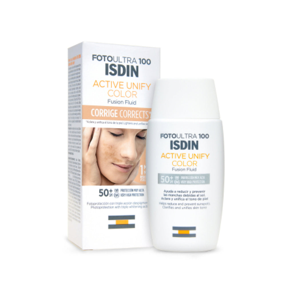 Foto Ultra 100 ISDIN Active Unify COLOR Fusion Fluid SPF 50+