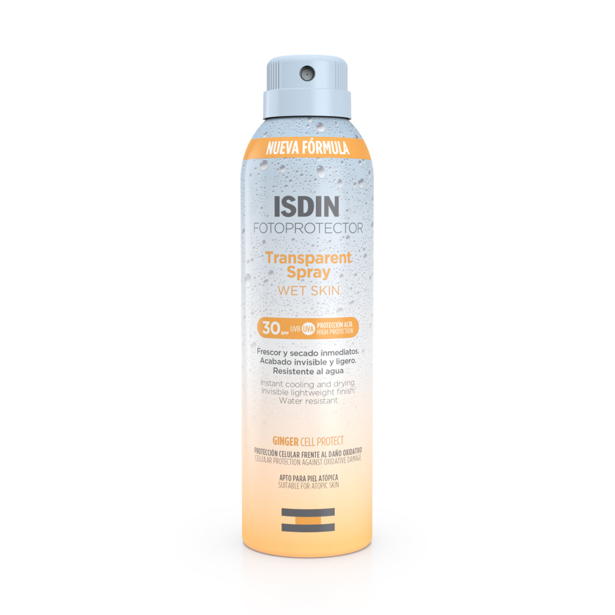 Fotoprotector ISDIN Transparent Spray Wet Skin SPF 30