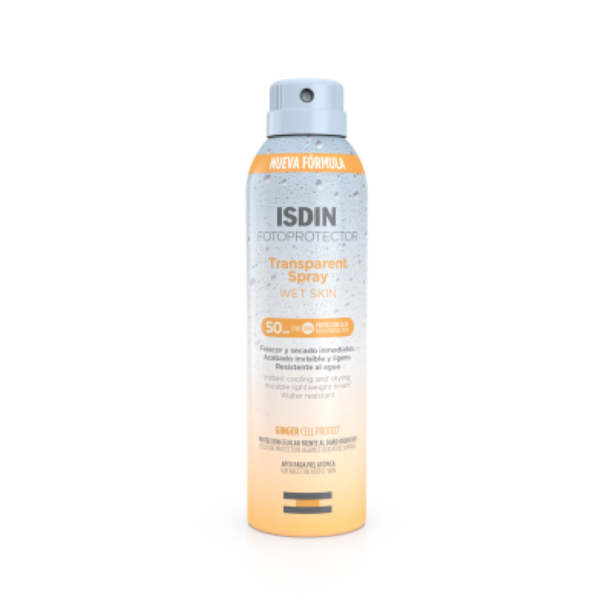 Fotoprotector ISDIN Transparent Spray Wet Skin SPF 50