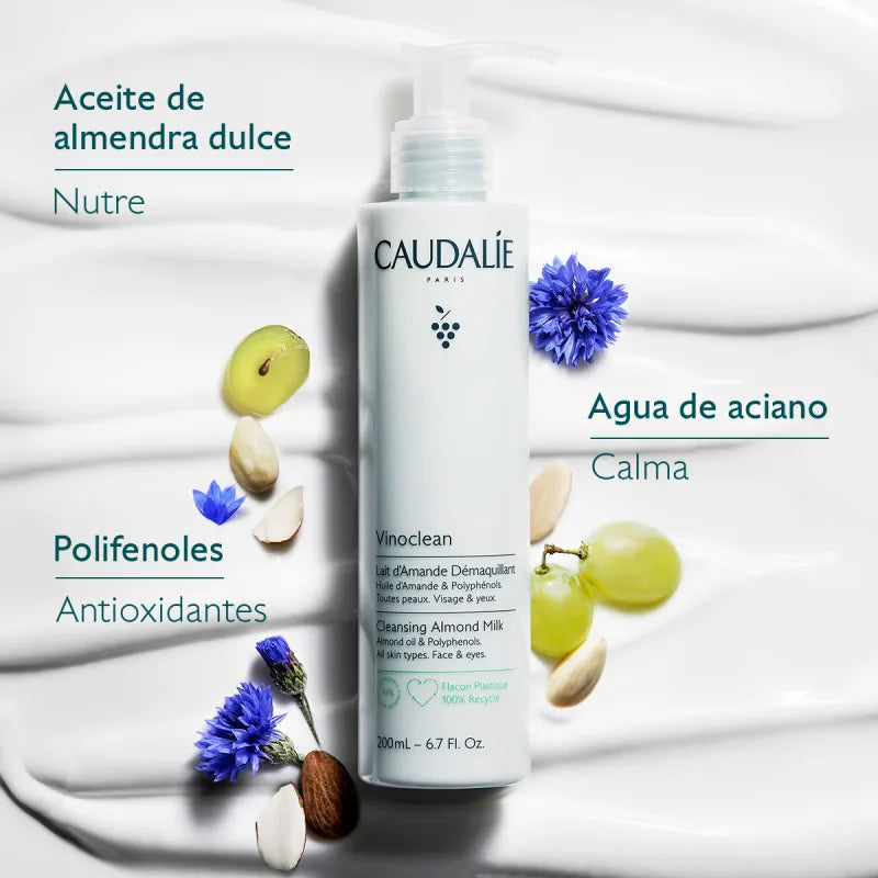 CAUDALIE LECHE DE ALMENDRAS DESMAQUILLANTE 200ML