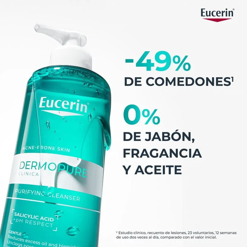 EUCERIN DERMOPURE CLINICAL GEL LIMPIADOR 400ML