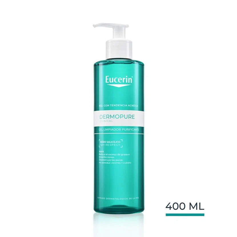 EUCERIN DERMOPURE CLINICAL GEL LIMPIADOR 400ML