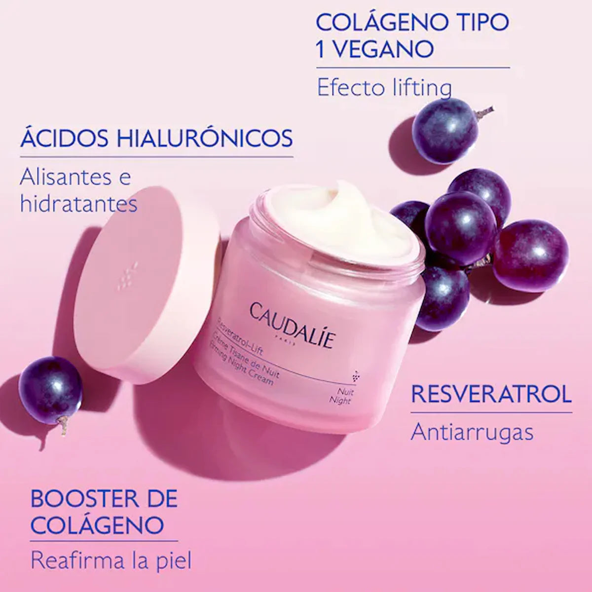 CAUDALIE RESVERATROL-LIFT CREAM  TISANA NOCHE 50 ML