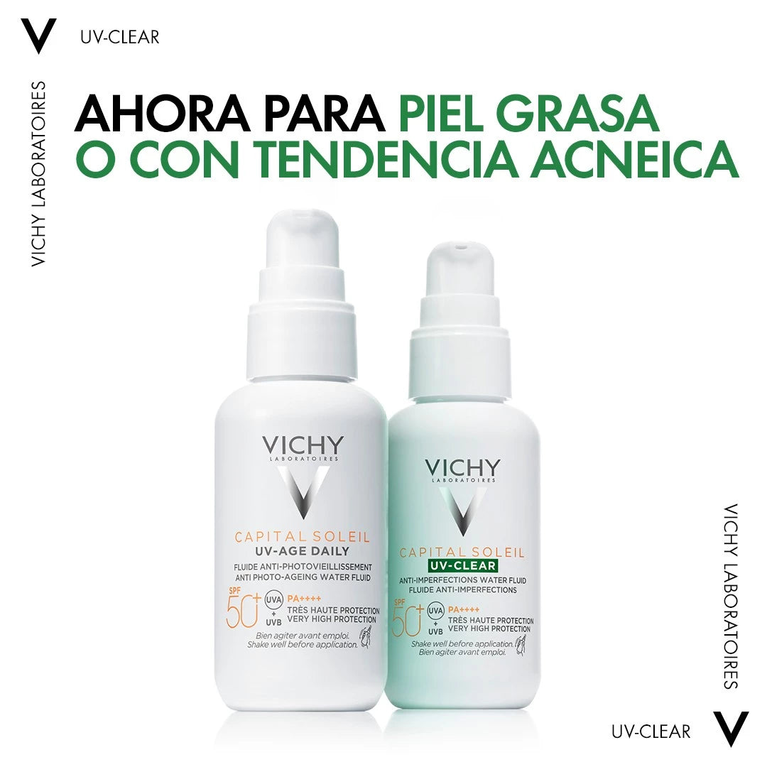 Vichy Capital Soleil UV- Clear 50 Pieles Grasas